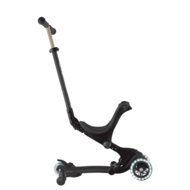 GLOBBER skrejritenis Go Up Deluxe Lights 360°, melns, 699-320