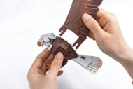 MAKEBUG 3D papīra puzle Bald Eagle, MB-D-0057
