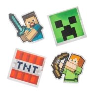 MINECRAFT dzēšgumiju komplekts, 4 gab., 166507104