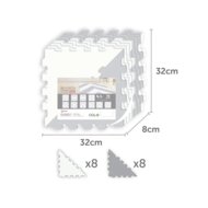 SUNTA trijstūru puzles paklājs Mix and Match, 1018B3-C