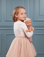 LULLABABY lelle ar ceriņkrāsas džemperīti, LBY7295Z