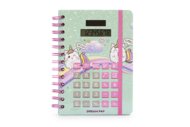 DREAM POP piezīmju burtnīca ar kalkulatoru, vienradži, K30075-33014
