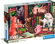 CLEMENTONI puzle Curious Whiskers, 1000 gab., 37107
