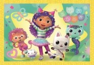 CLEMENTONI GABBY'S DOLLHOUSE puzle, 4in1, 21752