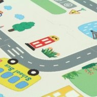 SUNTA bērnu puzles paklājs ar automašīnu, 8 daļas, 3406V