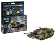 REVELL auto modelis M1A1 AIM(SA)/ M1A2 Abrams, 63346