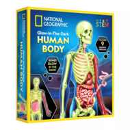 NATIONAL GEOGRAPHIC komplekts Glow in the Dark Human Body, RTHUMBODY