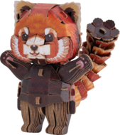 MAKEBUG 3D papīra puzle red panda, MB-D-0040