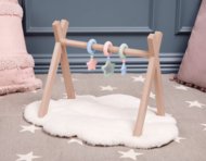 LULLABABY grīdas rotaļu paklājiņš ar piekārāmām mantiņām LBY7639Z