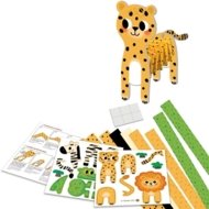 CRÉA LIGN' radošais papīra locīšanas akordeona komplekts Savannas dzīvnieki, CL172