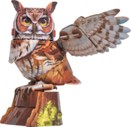 MAKEBUG 3D papīra puzle Great Horned Owl, MB-D-0059