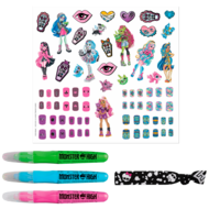TOTUM MONSTER HIGH radošais nagu, ķermeņa un matu rotājumu komplekts, 560109