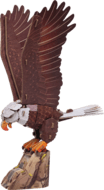 MAKEBUG 3D papīra puzle Bald Eagle, MB-D-0057
