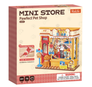 ROLIFE koka konstruktors Mājdzīvnieku veikals, DS045