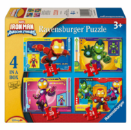 RAVENSBURGER bērnu puzle Iron Man & Friends, 12/16/20/24 gab., 12004190