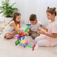 PICASSO TILES Magnētiskais konstruktors Marble Run 40 gab., PTG40