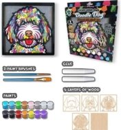 SPLAT PLANET 3D koka radošais komplekts Doodle Dog, SP48189