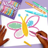 CRAYOLA mirdzošie flomāsteri, 8 gab., 58-8648