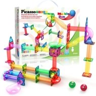 PICASSO TILES Magnētiskais konstruktors Marble Run 40 gab., PTG40