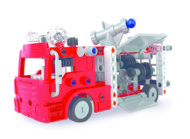 CLEMENTONI SCIENCE&PLAY MECHANICS konstruktors Ugunsdzēsēju mašīna, 75134BL
