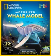NATIONAL GEOGRAPHIC interaktīvais 3D puzles modelis Motorized Whale Model, RTMPZWHALE