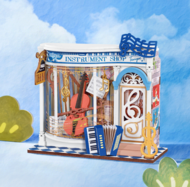 ROLIFE koka konstruktors Mūzikas instrumentu veikals, DS047