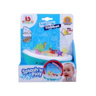 BB JUNIOR bath toy Splash 'N Play Light Up Sailboat, 16-89022