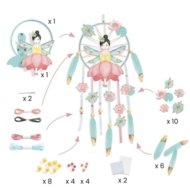DJECO sapņu ķērāja veidošanas radošais komplekts Lotus Fairy, DJ07963