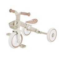 GLOBBER mācību trīsritenis Learning Trike 2in1 Plus, kokosriekstu, 737-466