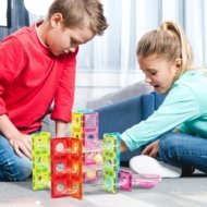 PICASSO TILES Magnētiskais konstruktors Marble Run 60 gab., PTMG60
