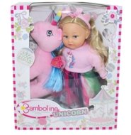 BAMBOLINA lelle ar plīša vienradzi Unicorn Dreams, 35cm, BD1260