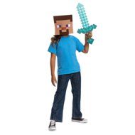 DISGUISE rotaļu zobens un maska MINECRAFT, 156259-15L-6