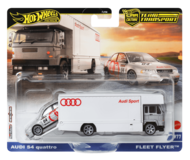 HOT WHEELS premium treileris ar automašīnu sortiments, FLF56