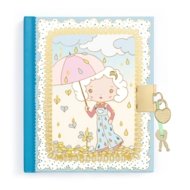 DJECO TINYLY piezīmju grāmatiņa ar aizdari Prunelle, DJ06999