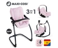 SMOBY leļļu krēsliņš 3in1, rozā, 7600240242