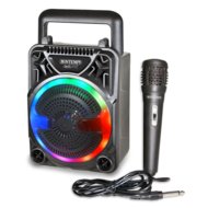 BONTEMPI bezvadu skaļrunis ar mikrofonu un RGB gaismām, 49 1000