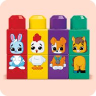 MEGA BLOKS būvēšanas komplekts - traktors ar dzīvniekiem , JKG33