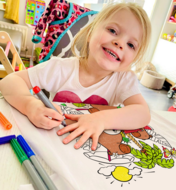 SPLAT PLANET T-krekla krāsošanas komplekts Kapibara, 3-4g., SP48783