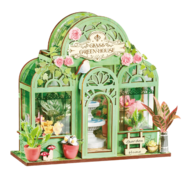 ROLIFE koka konstruktors Zaļais strūklaku dārzs, DS049