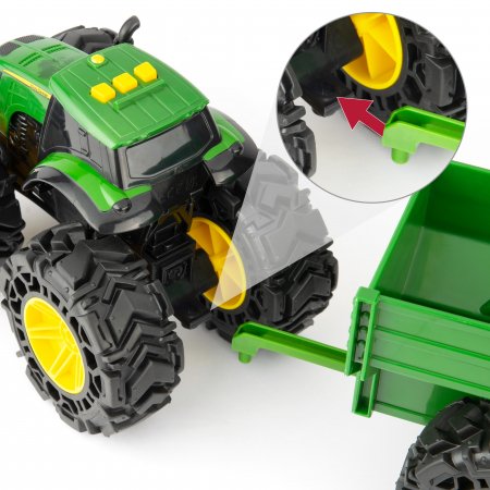 JOHN DEERE traktors ar furgonu, 47353 47353