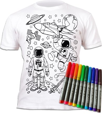 SPLAT PLANET mazgājams T-krekls Kosmoss 7-8 g., SP71225 SP71225