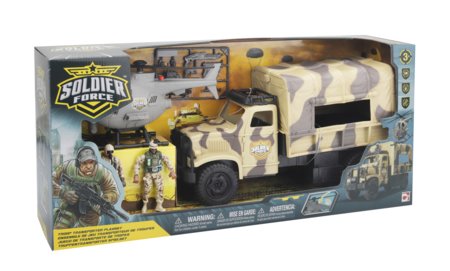 SOLDIER FORCE militārs rotaļlietu komplekts Troop Tranposter, 545108 