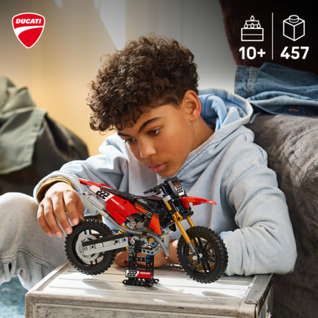 42238 LEGO® Technic Ducati Desmo450 MX Factory motocikls 