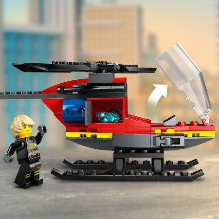 60411 LEGO® City Ugunsdzēsēju Glābšanas Helikopters 