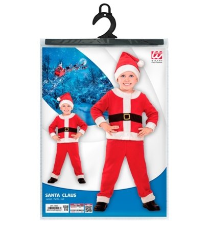 WIDMANN kostīms Santa Claus, izmērs (110 cm / 3-4 gadi), 14923 