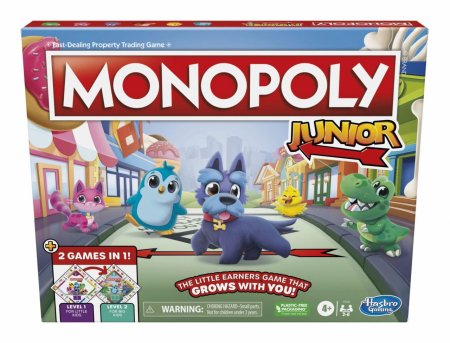 MONOPOLY 2in1 spēle Junior, (LV, EE), F8562EL0 F8562EL0