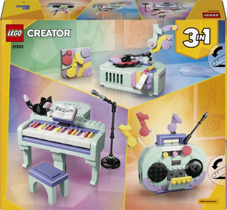 31392 LEGO® Creator Muzikāls dekors – klavieres ar kaķi 