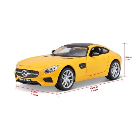 MAISTO DIE CAST 1:24  Special edition Automašīnas modelis Mercedes AMG GT, 31134 BK 