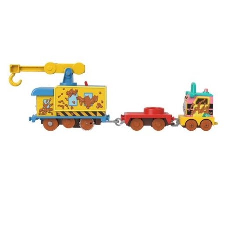 THOMAS & FRIENDS motorizēta lokomotīve ar vagonu, HFX97 HFX97