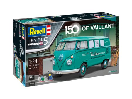 REVELL auto modelis VW T1 Bus 150 Years of Vaillant, 05648 